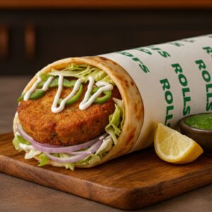 aloo tikki roll